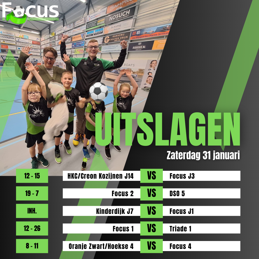 🔥⚽ 3X WINST VOOR FOCUS ⚽🔥