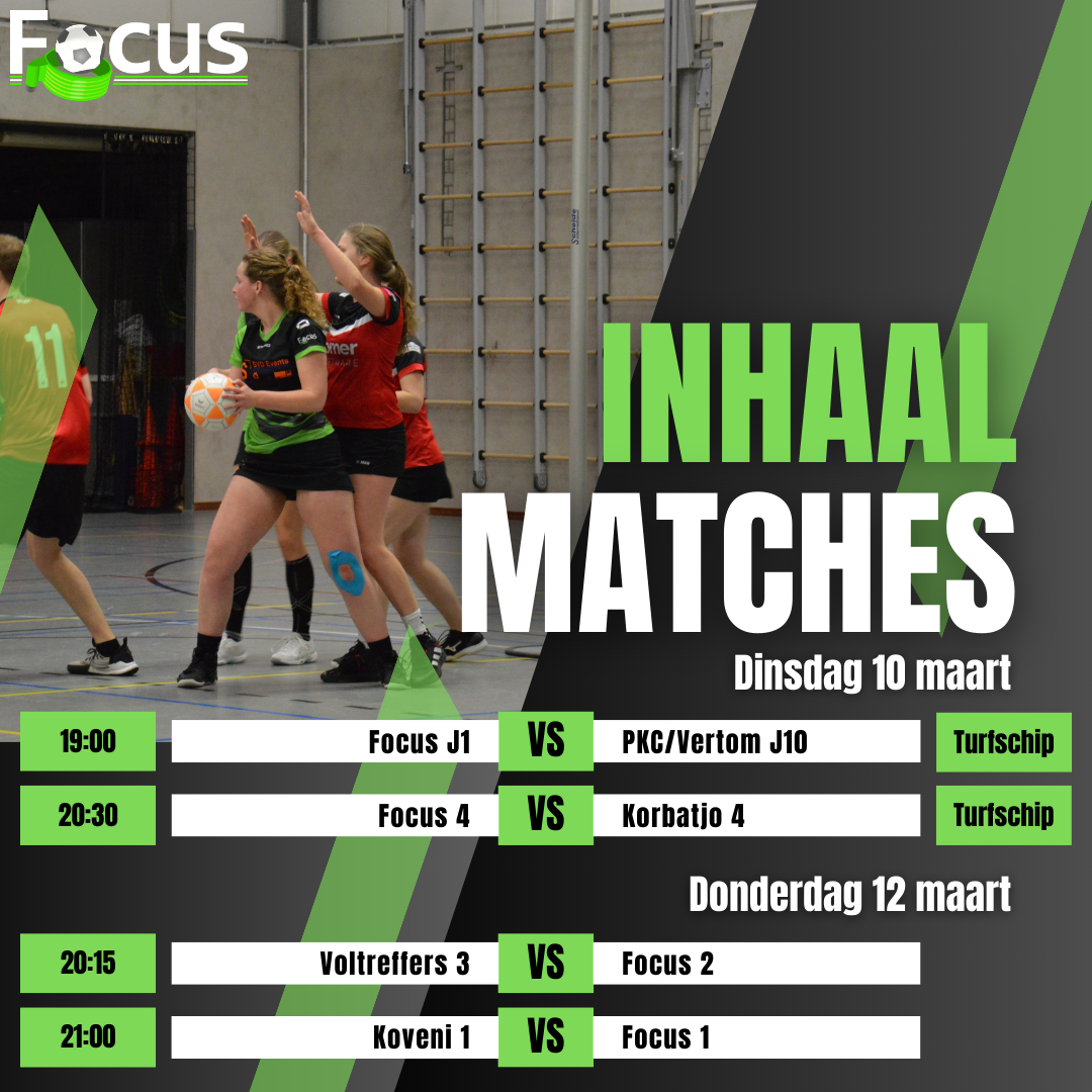 ⚽💚 INHAALWEDSTRIJDEN 💚⚽